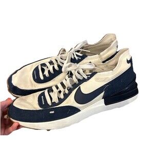 Nike Waffle One SE Coconut Milk/Midnight Navy size 13